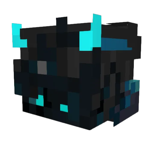 kaiijuus Minecraft avatar head, 3D render