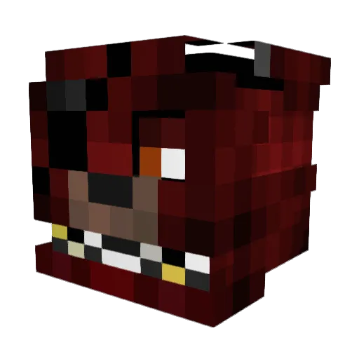 kaiikuu Minecraft avatar head, 3D render