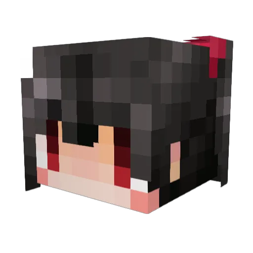 kaiji252 Minecraft avatar head, 3D render