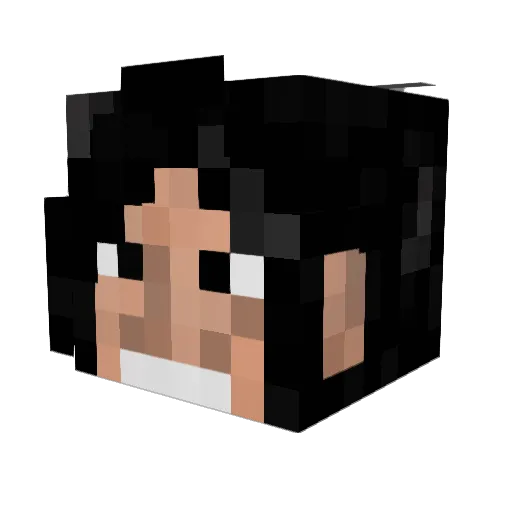 kaiji_0 Minecraft avatar head, 3D render