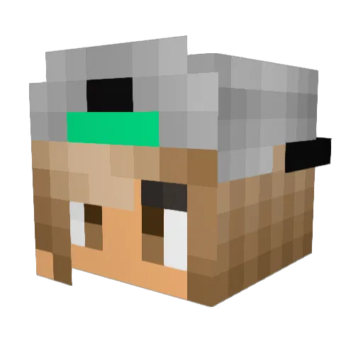 kaileyanya Minecraft avatar head, 3D render