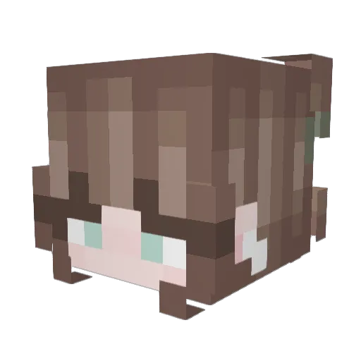 kaileytrey_ Minecraft avatar head, 3D render