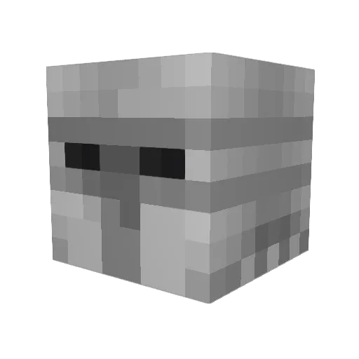 kaima_niiku Minecraft avatar head, 3D render