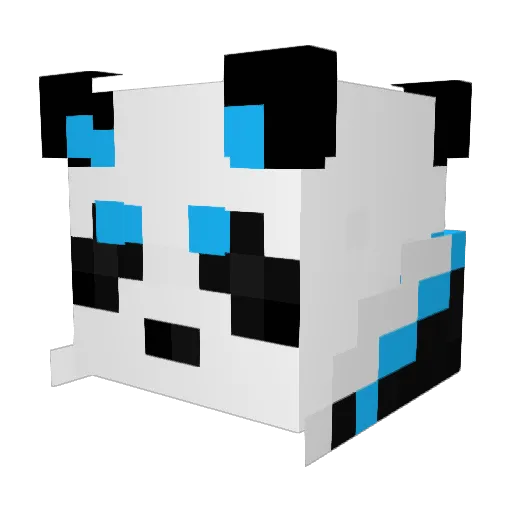 kaimokene Minecraft avatar head, 3D render