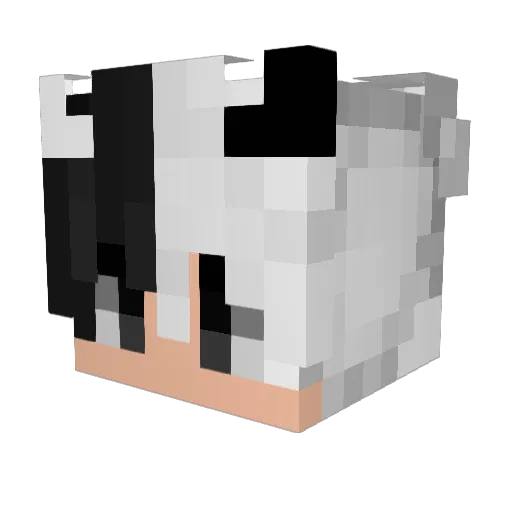 kainmax Minecraft avatar head, 3D render