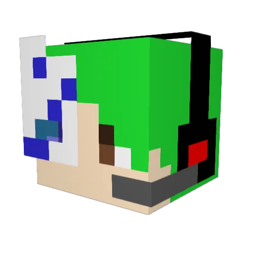kainn030 Minecraft avatar head, 3D render