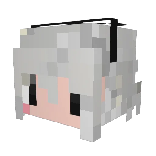 kainnto Minecraft avatar head, 3D render