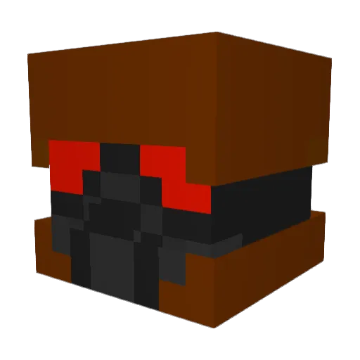 kaiokev Minecraft avatar head, 3D render