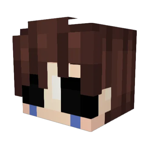 kaions Minecraft avatar head, 3D render