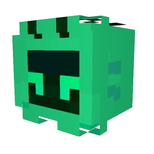 kaioyu Minecraft avatar head, 3D render