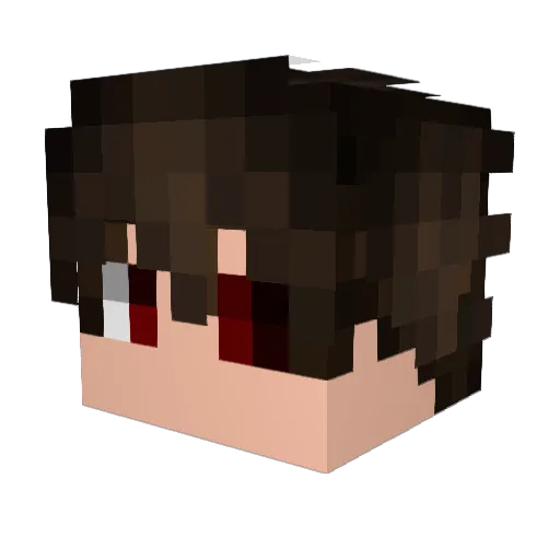kaiozinds Minecraft avatar head, 3D render