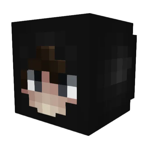 kaiquOG Minecraft avatar head, 3D render