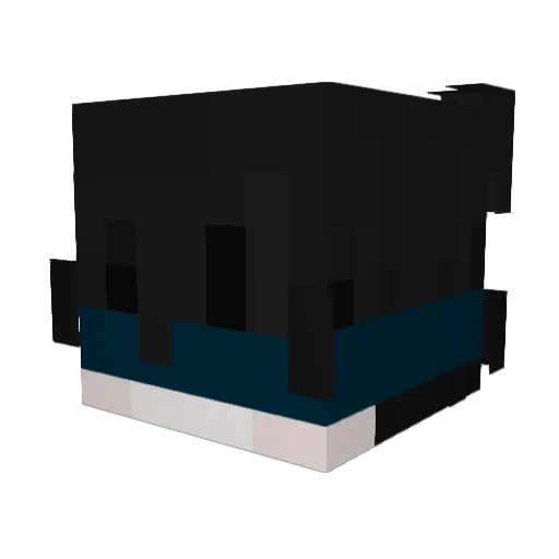 kaiqvl Minecraft avatar head, 3D render