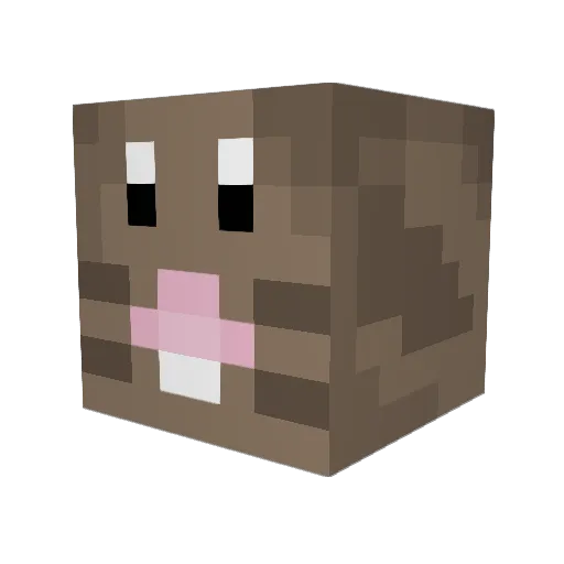 kairotheone Minecraft avatar head, 3D render