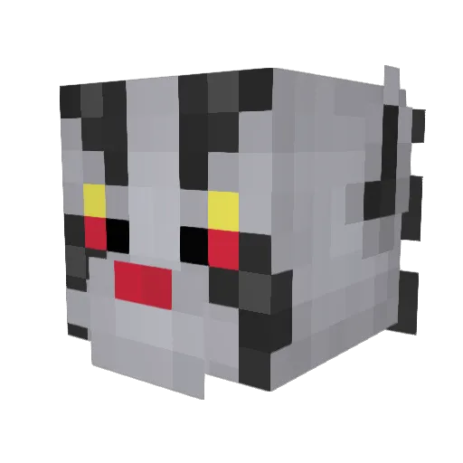 kaisayena Minecraft avatar head, 3D render