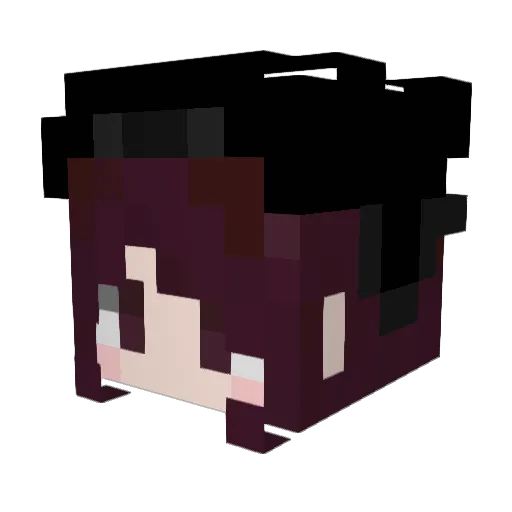 kaiseokie Minecraft avatar head, 3D render