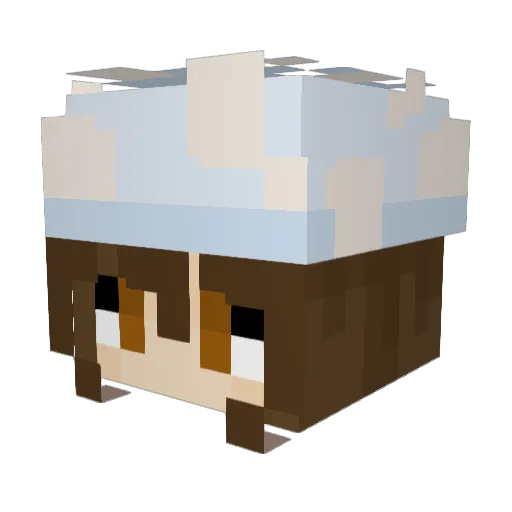 kaitlynxrose Minecraft avatar head, 3D render