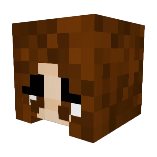kaitopia Minecraft avatar head, 3D render