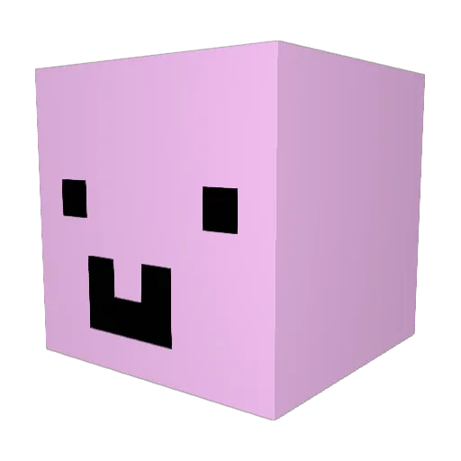 kaitpingu Minecraft avatar head, 3D render