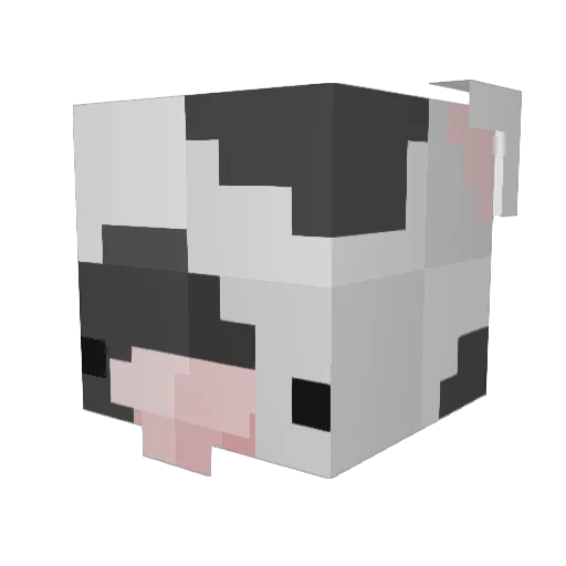 kaitwnn Minecraft avatar head, 3D render