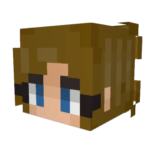 kaitykat665 Minecraft avatar head, 3D render