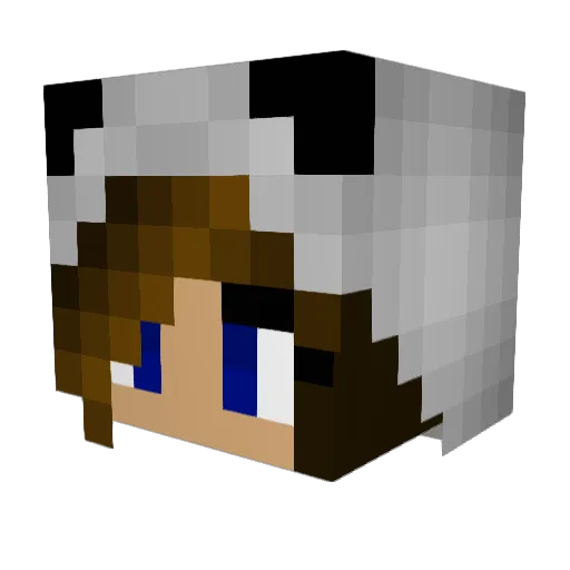 kaiya_27 Minecraft avatar head, 3D render