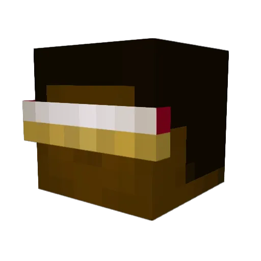 kajain_5 Minecraft avatar head, 3D render