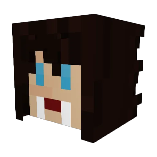 kaje52 Minecraft avatar head, 3D render