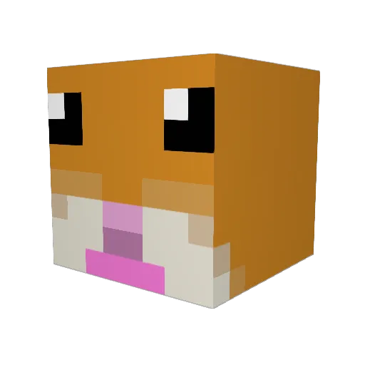 kajrenghost Minecraft avatar head, 3D render