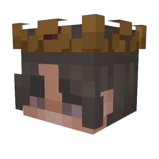 kajy_404 Minecraft avatar head, 3D render