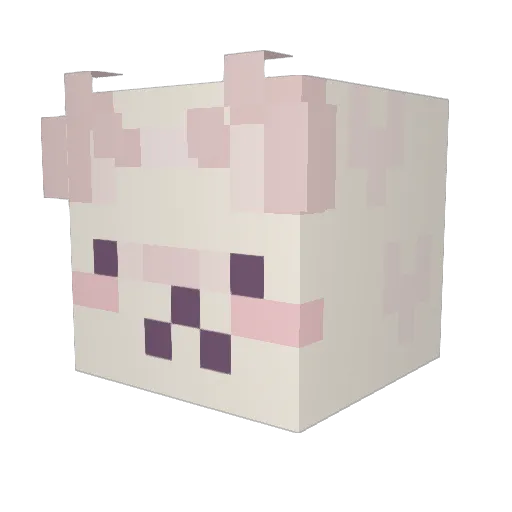 kak0_o Minecraft avatar head, 3D render