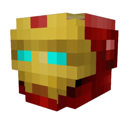 kakabubu Minecraft avatar head, 3D render