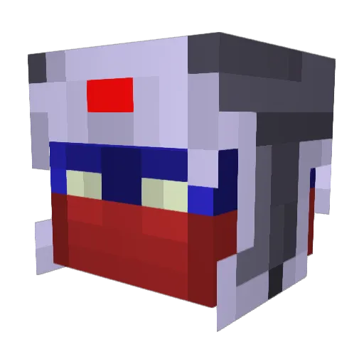 kakam_te Minecraft avatar head, 3D render
