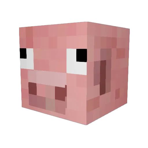 kakamouseking Minecraft avatar head, 3D render