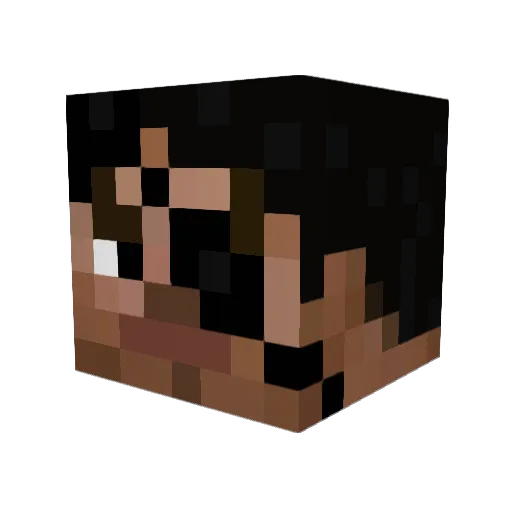 kakamu1473 Minecraft avatar head, 3D render