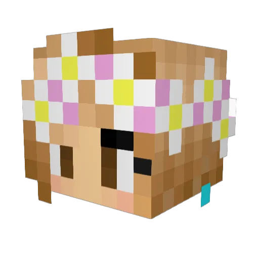 kakamus01 Minecraft avatar head, 3D render