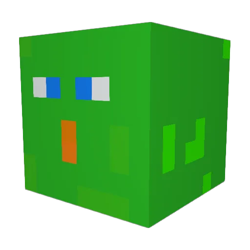 kakapo88 Minecraft avatar head, 3D render