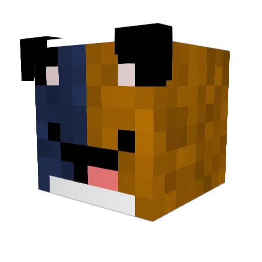 kakashi_12 Minecraft avatar head, 3D render