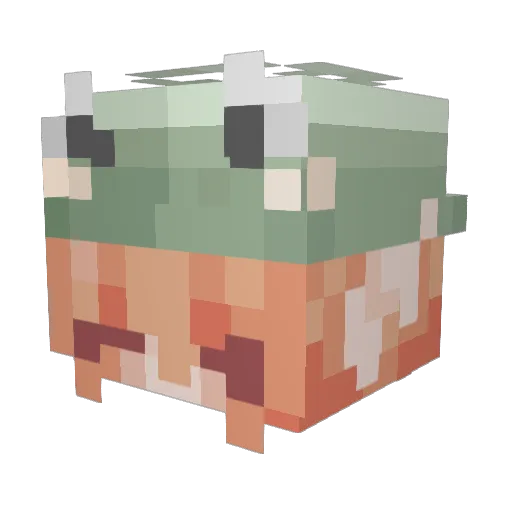 kakashi_innit Minecraft avatar head, 3D render