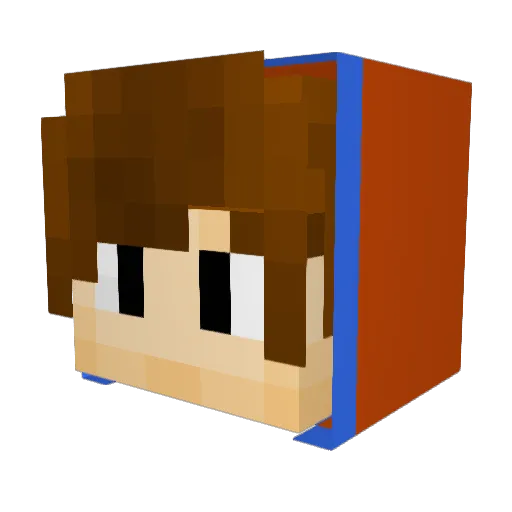 kake65 Minecraft avatar head, 3D render