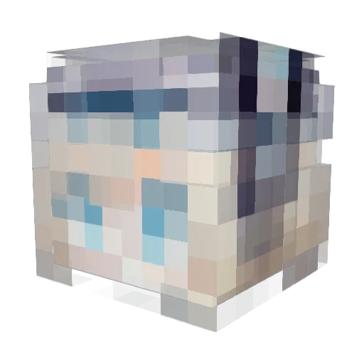 kakela Minecraft avatar head, 3D render
