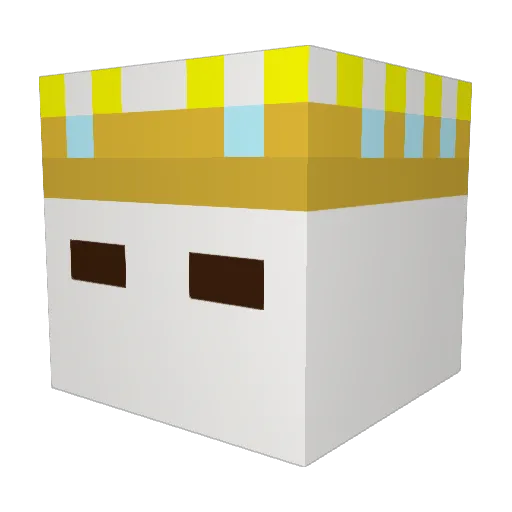 kakgud Minecraft avatar head, 3D render