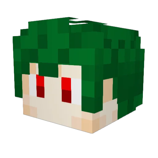 kakip_0815 Minecraft avatar head, 3D render