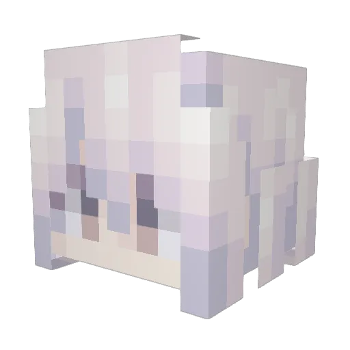kakistree Minecraft avatar head, 3D render