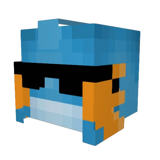 kakke87 Minecraft avatar head, 3D render