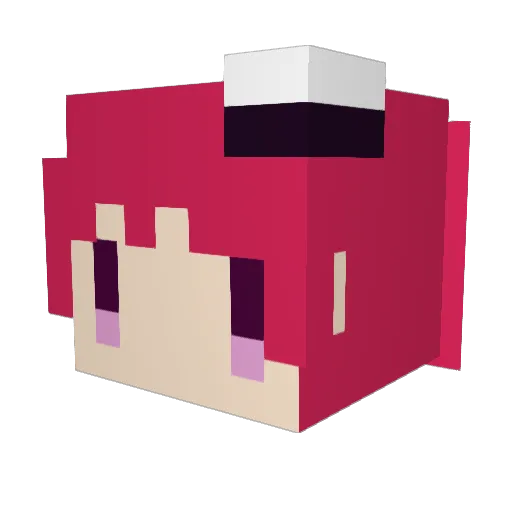 kakona_ru Minecraft avatar head, 3D render