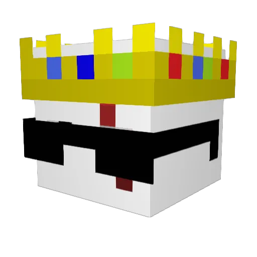 kaktus17 Minecraft avatar head, 3D render