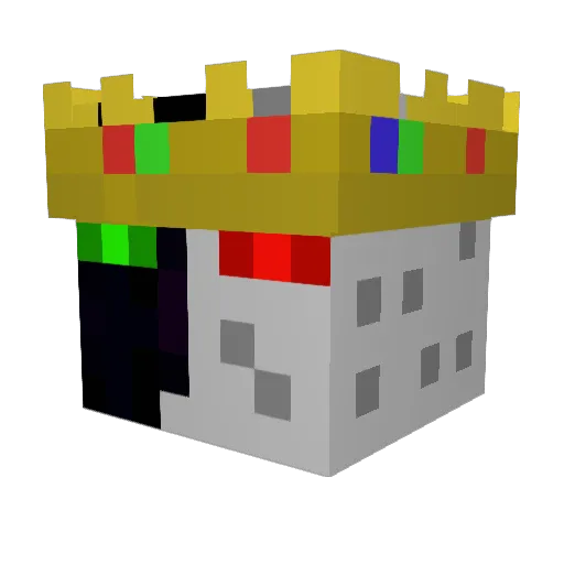 kaktus17_ Minecraft avatar head, 3D render