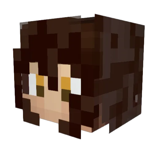 kakuu27 Minecraft avatar head, 3D render