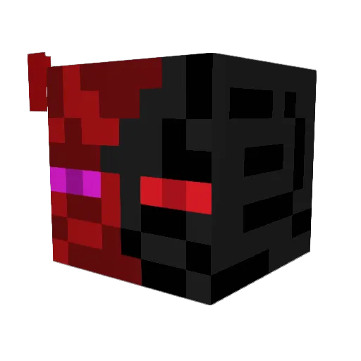kal1ber Minecraft avatar head, 3D render